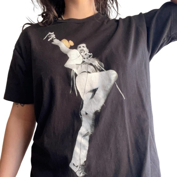 RARE Freddie Mercury Tour Shirt Size L Vintage - Picture 3 of 5